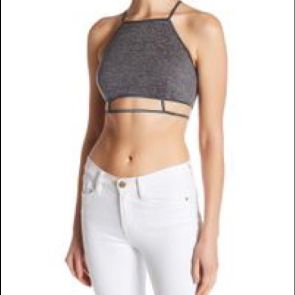 REVOLVE Line & Dot Cage Style Bralette Size XS